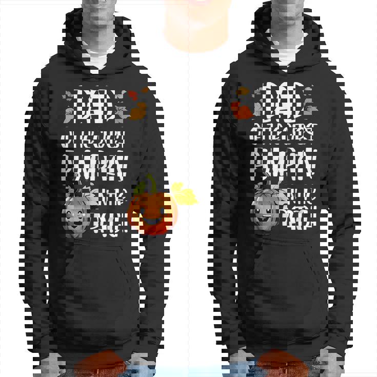 Dad Of Cutest Pumpkin In The Patch Halloween Thanksgiving Hoodie