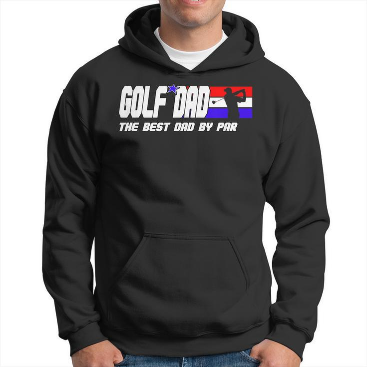 Dad Golf  Men Fathers Day Golf Gifts Best Dad By Par Hoodie