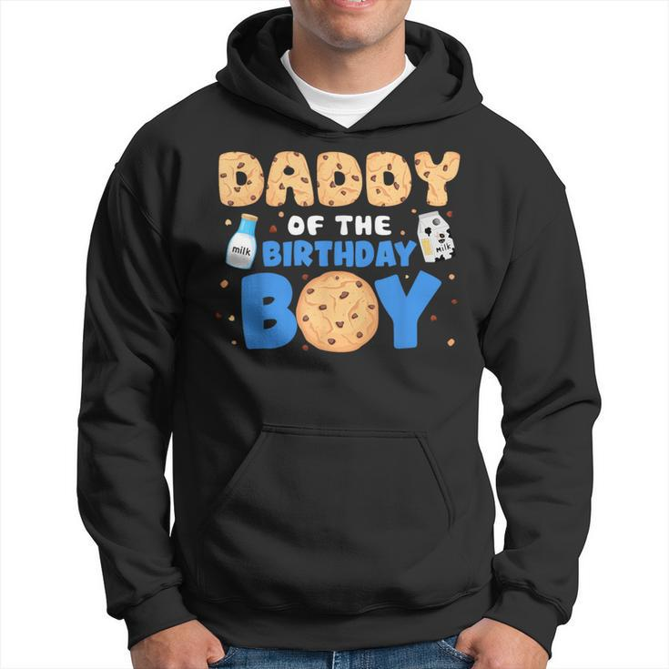 Daddy Of The Birthday Boy Milk And Cookies 1St Birthday Hoodie