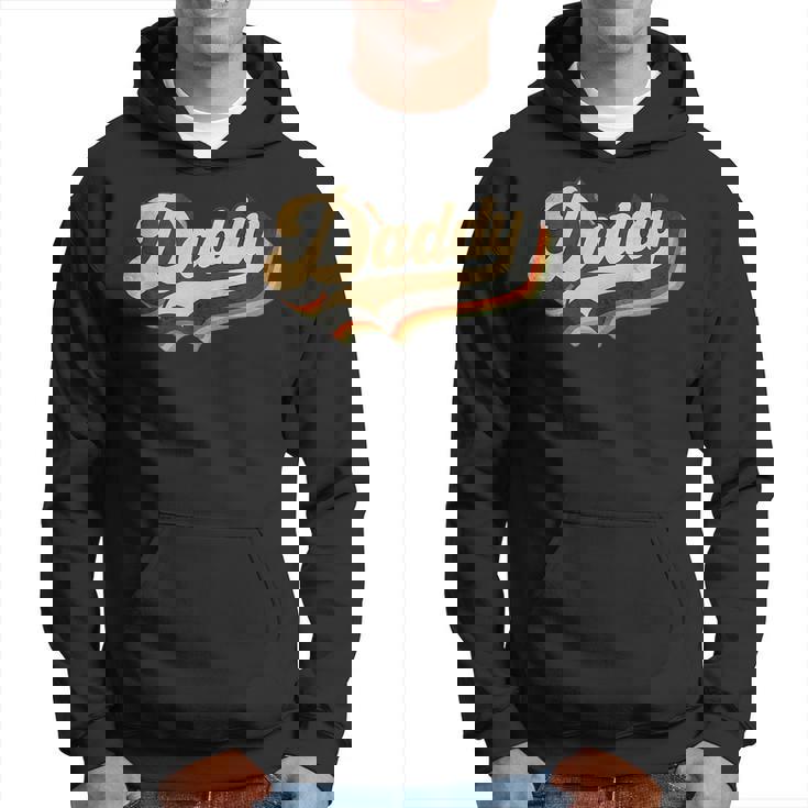 Daddy Gifts Retro Vintage Fathers Day Daddy  Hoodie