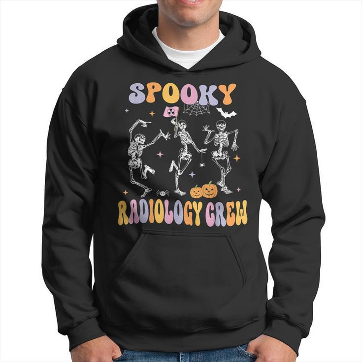 Dancing Skeleton Spooky Radiology Crew X-Ray Tech Halloween Hoodie