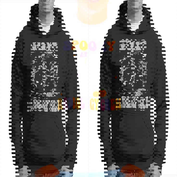 Dancing Skeleton Spooky Radiology Crew X-Ray Tech Halloween Hoodie