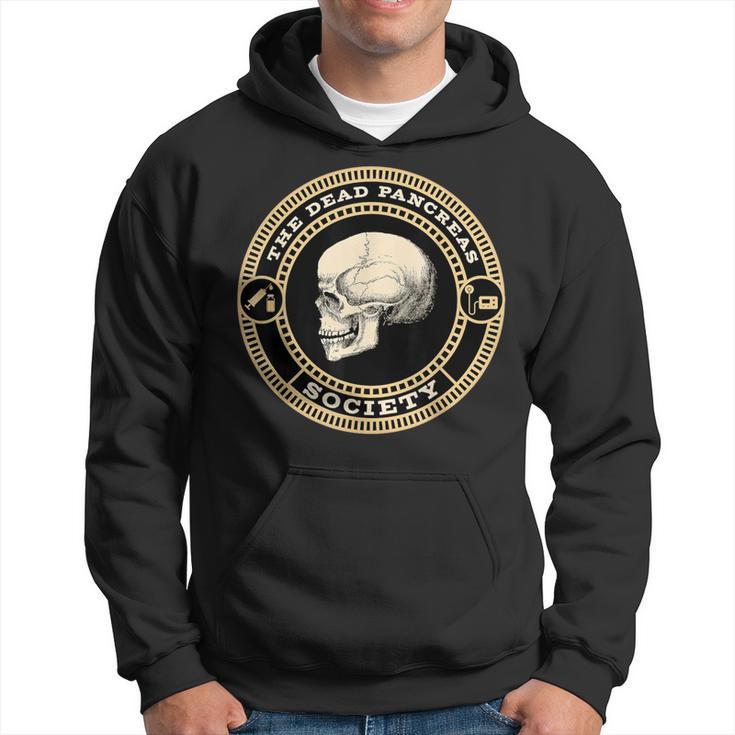 Dead Pancreas Society Type One Diabetes T1d Awareness Skull Hoodie