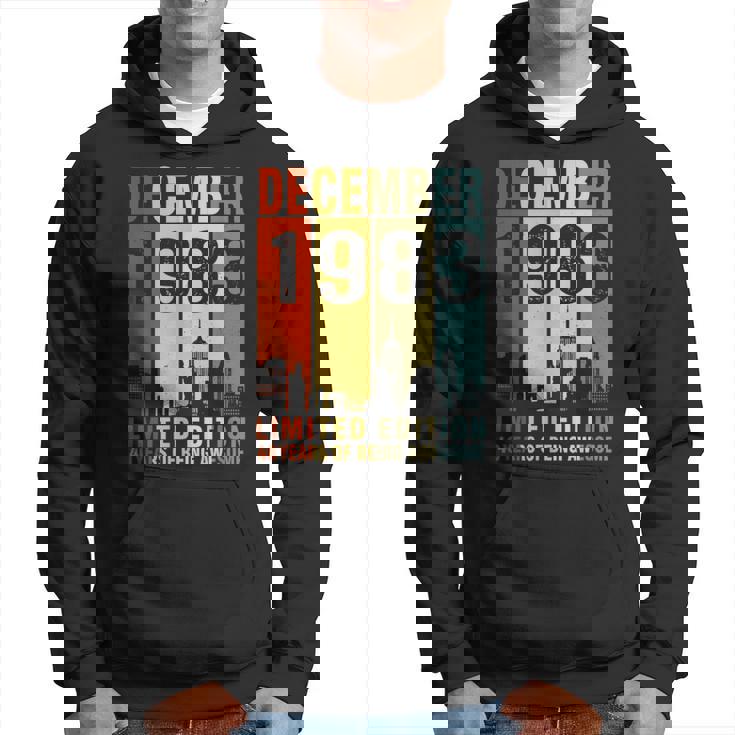 December 1983 40 Years Of Being Awesome Vintage Hoodie