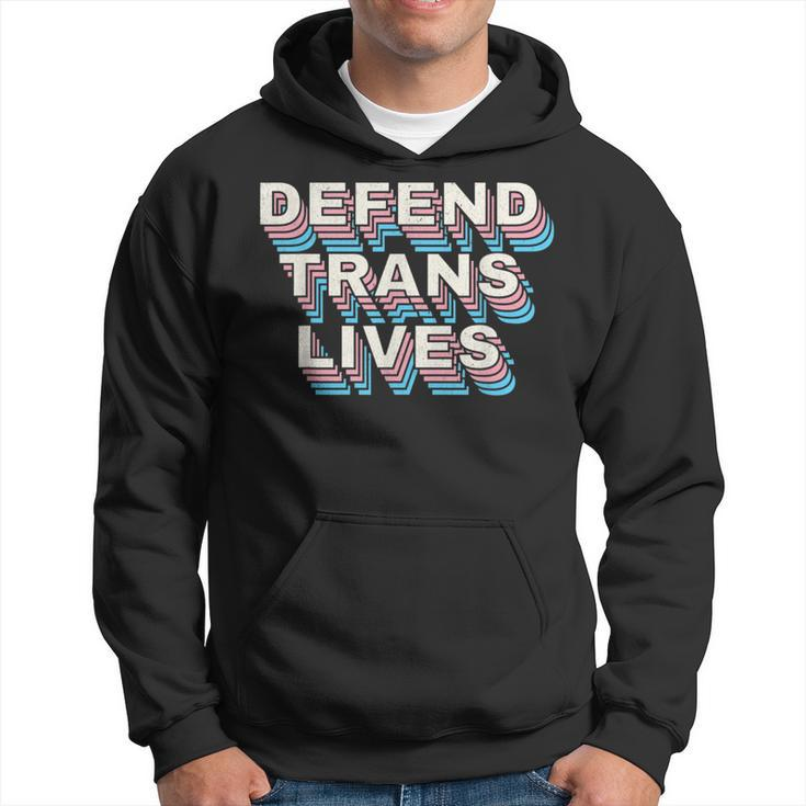 Defend Trans Lives Black Trans Matter Transgender Pride  Hoodie