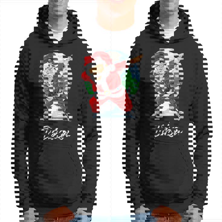 Dickson Name Gift Santa Dickson Hoodie
