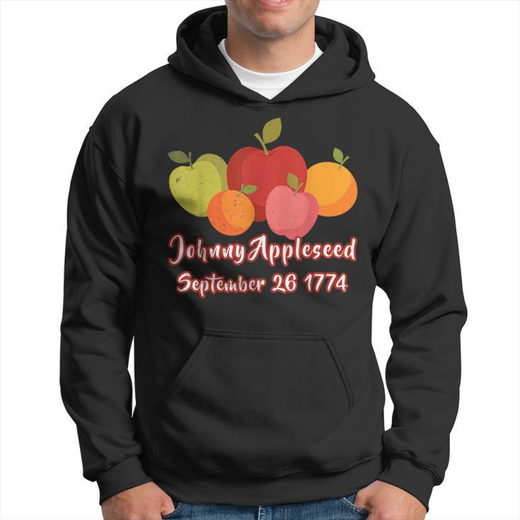 Distressed Johnny Appleseed Apple Picking Orchard Farming Hoodie