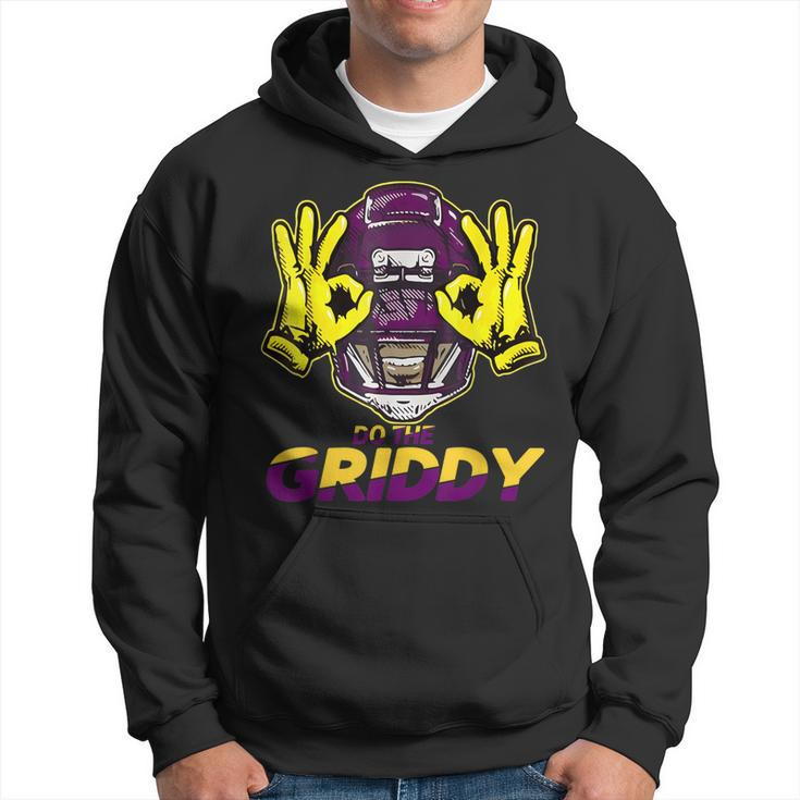 Do The Griddy Funy  Over Vintage Griddy Dance Football Hoodie