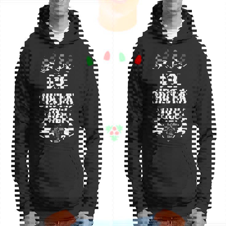 Doe Name Gift Christmas Crew Doe Hoodie