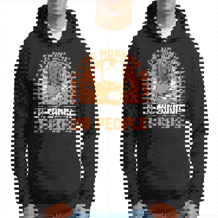 Dont Like Morning People Or Mornings Or People Great Dane Hoodie