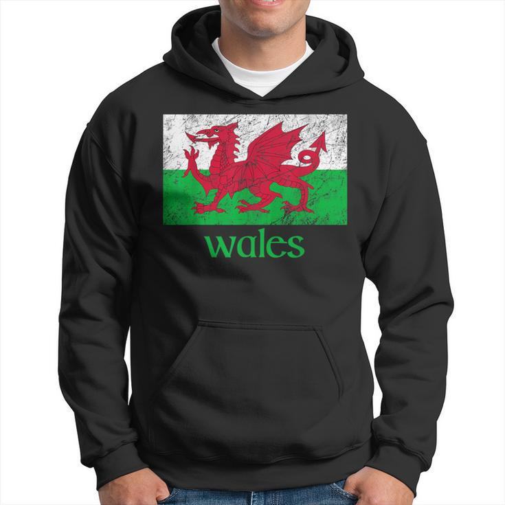 Dragon Of Wales Flag Welsh Cymru Flags Medieval Welsh Rugby Hoodie