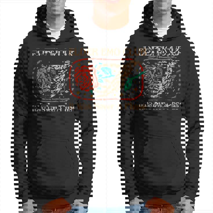 Elder Emo Club It Was Never A Phase Apparel Hoodie