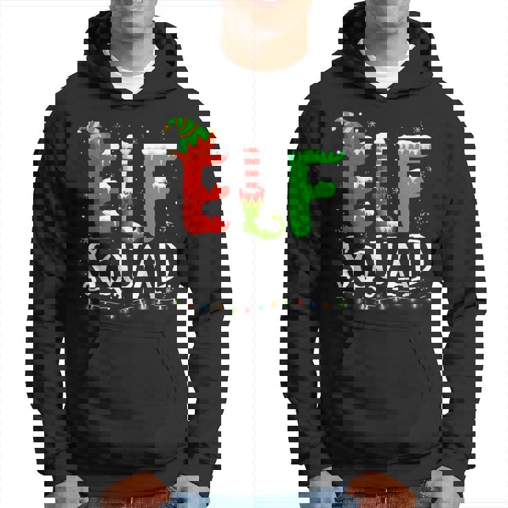 Elf Family Christmas Matching Pajamas Xmas Elf Squad Hoodie