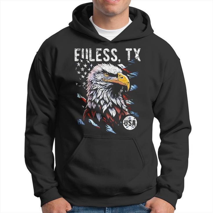 Euless Tx Patriotic Eagle Usa Flag Vintage Style Hoodie