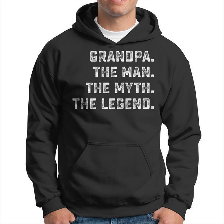 Family Group  Grandpa The Man The Myth The Legend  Hoodie