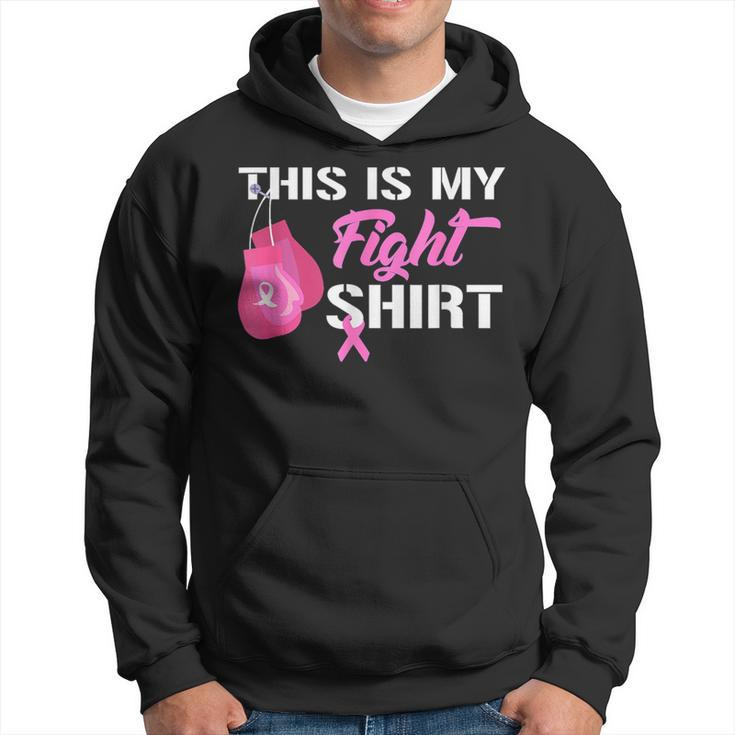 This Is My Fight Breast Cancer Fighter Pink Boxing Glove Hoodie