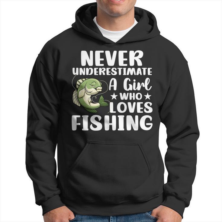 Fishing girl hoodie sale