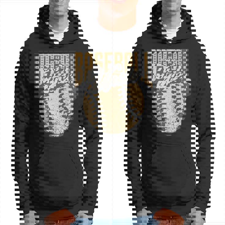 For Uncle Of Baseball Players Baseball Uncle Hoodie