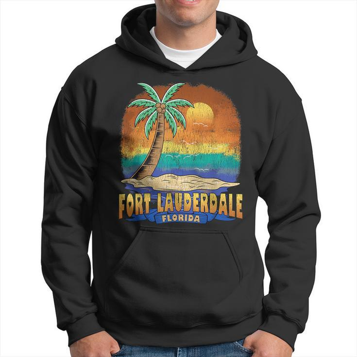 Fort Lauderdale Florida | Vintage Distressed Souvenir Hoodie