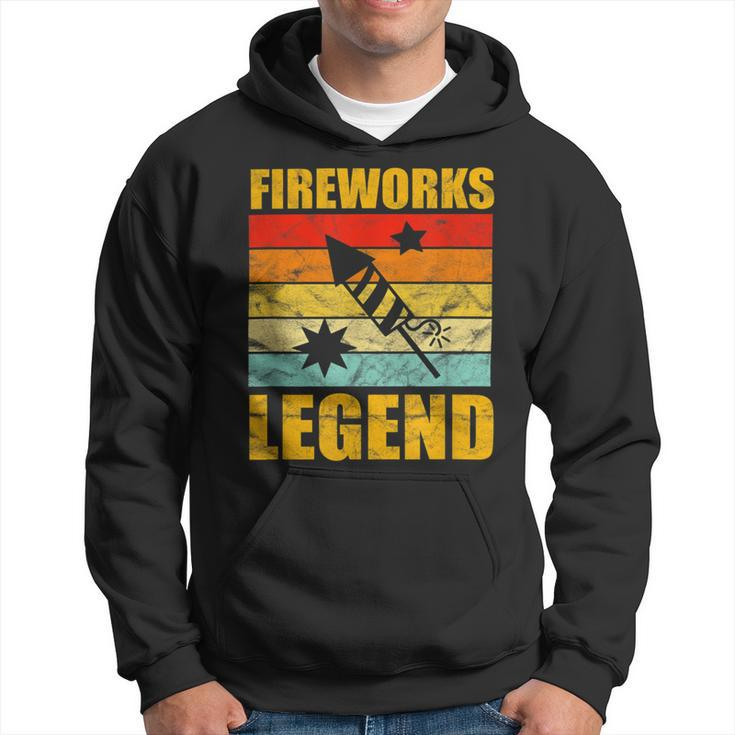Fourth Of July Fireworks Legend Funny Independence Day 1776 Hoodie