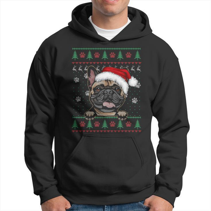 French Bulldog Christmas Ugly Sweater Dog Lover Xmas Hoodie
