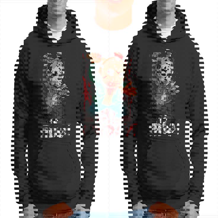 Friday 13Th Funny Halloween Horror Graphic Horror Movie Halloween Funny Gifts Hoodie