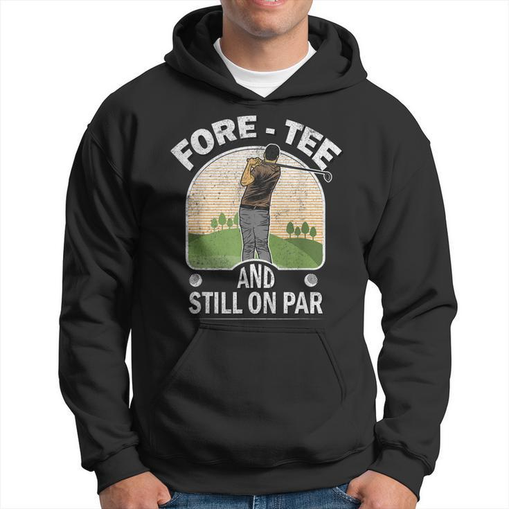 Funny 40Th Birthday Golfer Gifts Turning 40 Year Old Golfing  Hoodie
