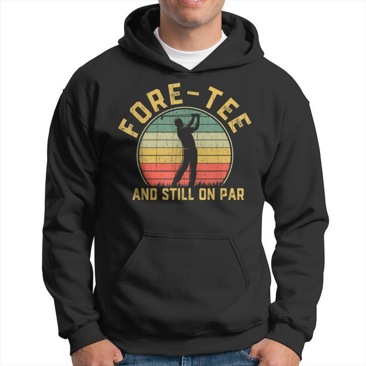Funny 40Th Birthday Golfer Turning 40 Year Old Golfing Gift For Mens Hoodie