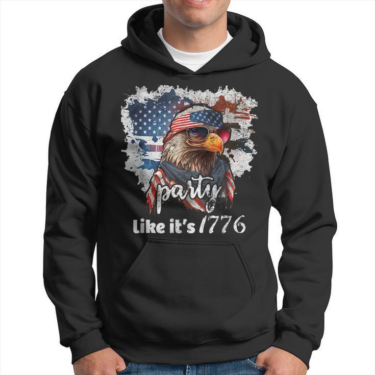Funny 4Th Of July American Flag And Eagle Cool 4Th Of July Hoodie