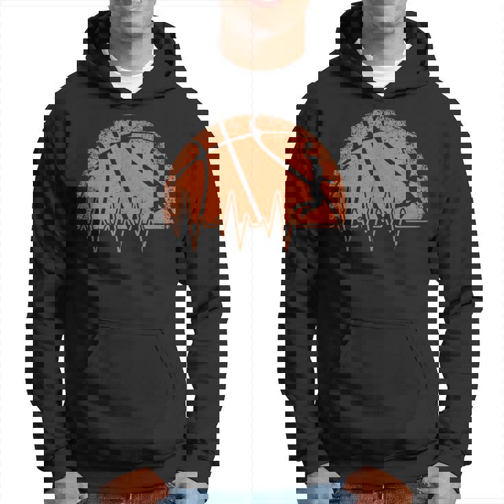 Basketball Heartbeat Basketball Player Hoodie
