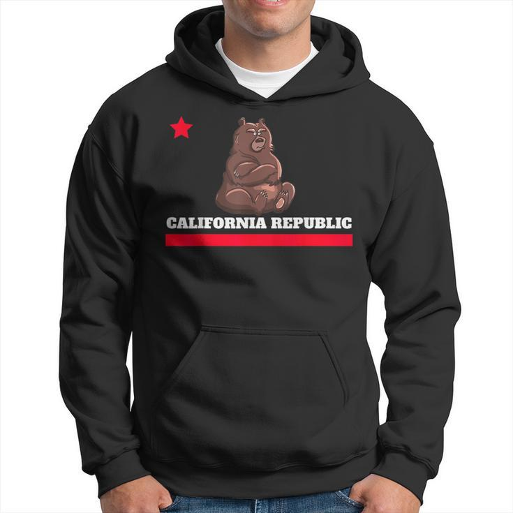 California Republic State Flag Novelty T Hoodie