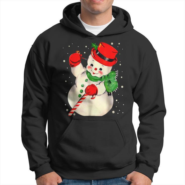 Christmas Snowman Matching Family Pajama Xmas Vintage Hoodie