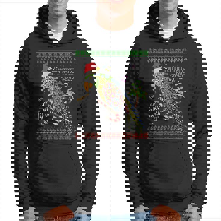 Christmas Tropical Parrot Ugly Christmas Sweater Hoodie