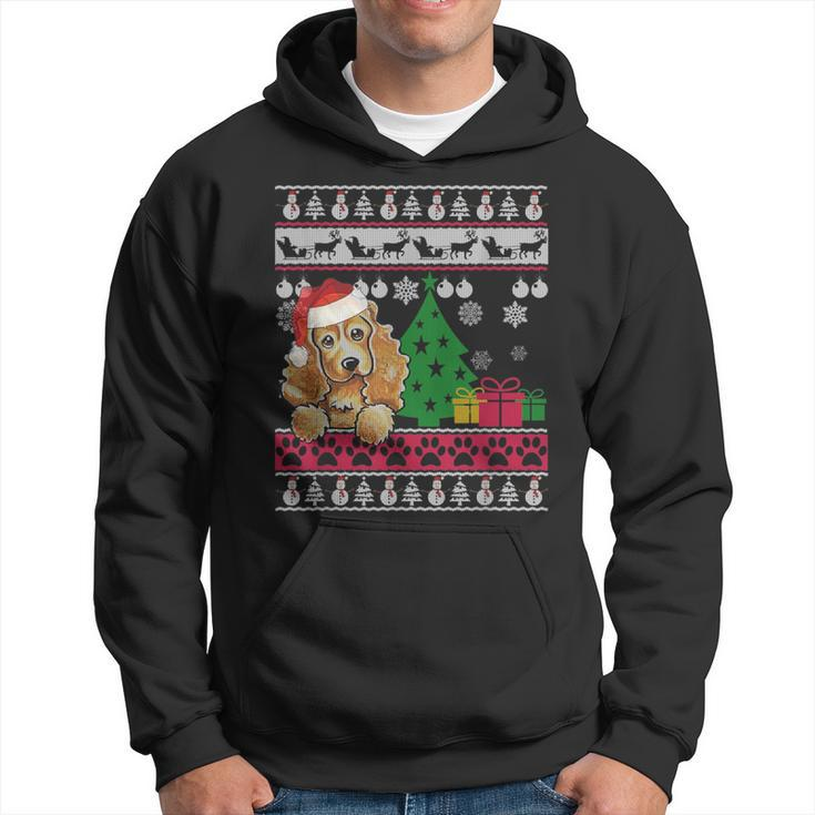 Cocker Spaniel Christmas Ugly Sweater Dog Lover Xmas Hoodie