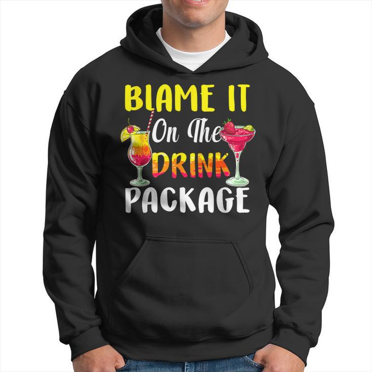 Cruise Blame It On The Drink Package Cocktail Summer Hoodie