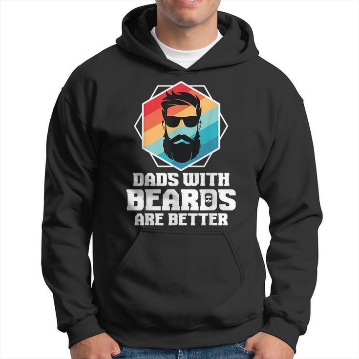Funny Dads With Beards Are Better Dad Joke  Fathers Day  Hoodie