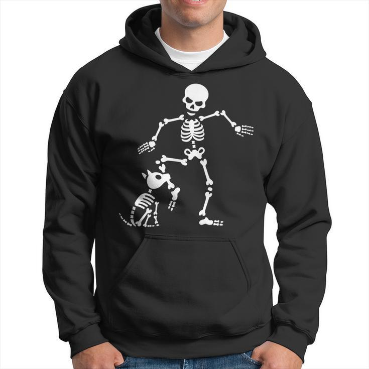 Funny Dog Like Bones Bone Skeleton Halloween  Skull Hoodie