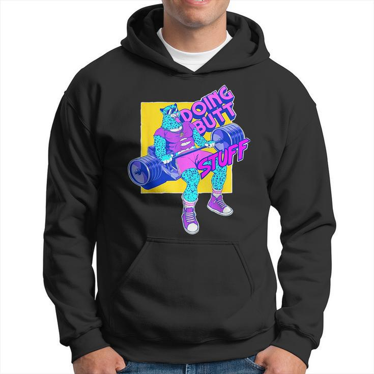 Funny Doing Butt Stuff Workout Bodybuilding Fitness Gym  Hoodie