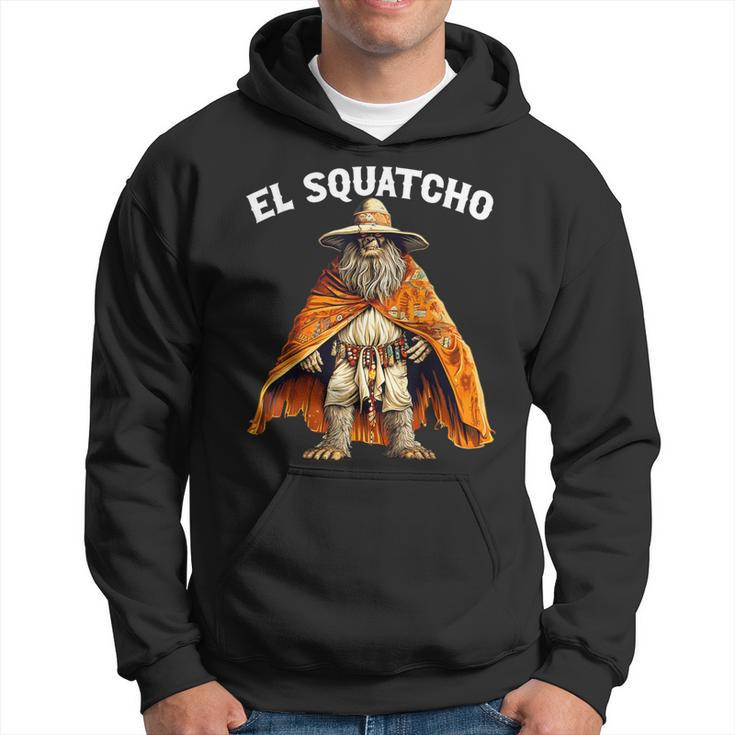 El Squatcho Poncho Western Bigfoot Sasquatch Lover Hoodie