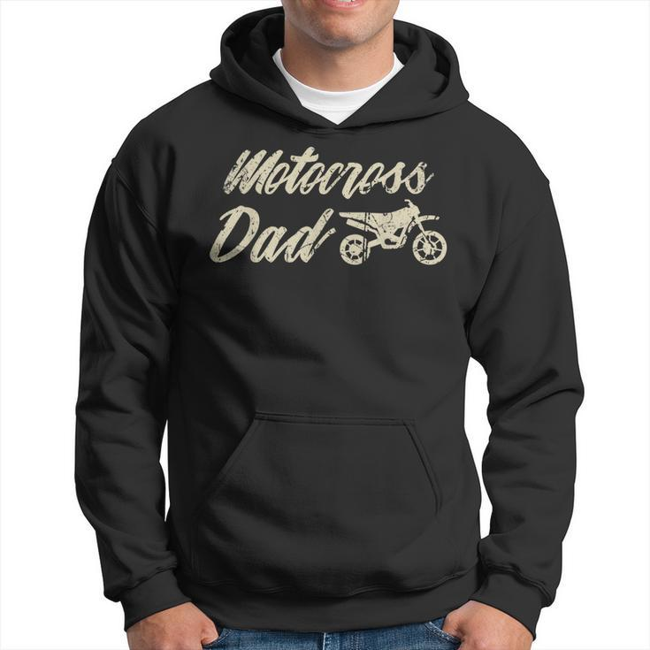 Funny Father Design Fathers Day For Lovers Motocross Hoodie