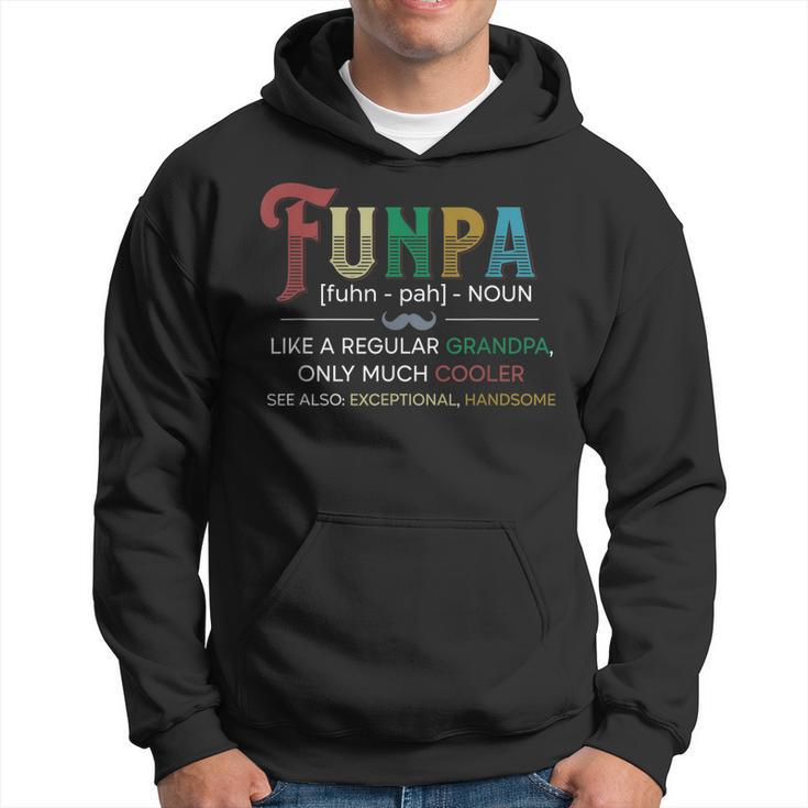 Funny Funpa Definition For Grandpa Grandfather Fathers Day  Hoodie
