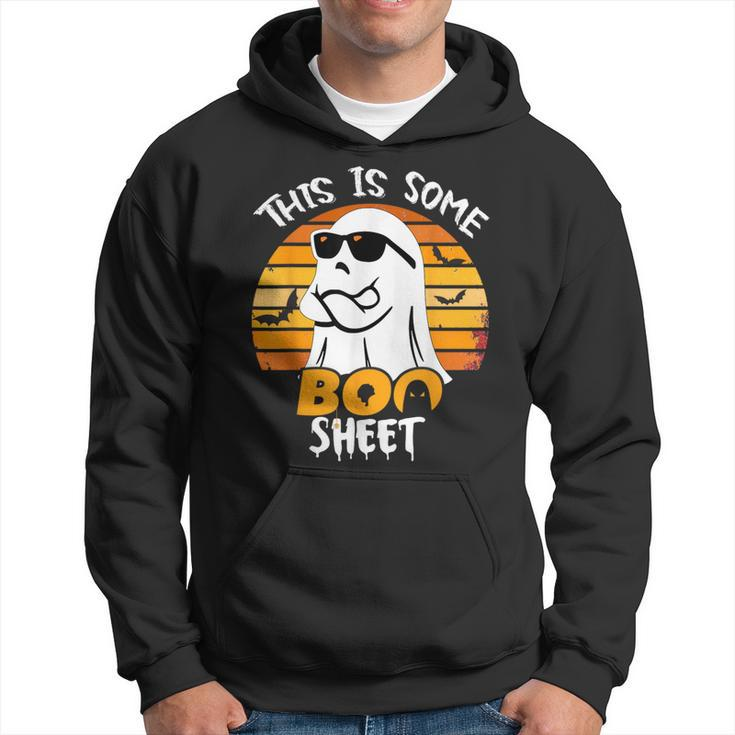 Ghost This Is Some Boo Sheet Horror Halloween Costume Hoodie