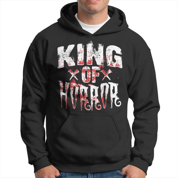 Horror Movie Scary King Of Horror Men Fathers Day King  Hoodie