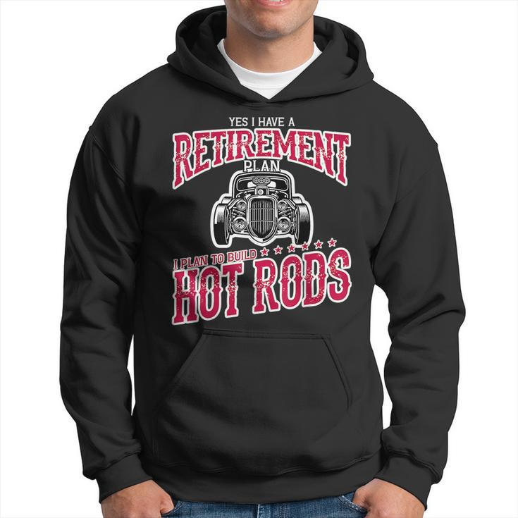 Funny Hot Rod Enthusiast Retirement Party Gift Class Car Retirement Funny Gifts Hoodie
