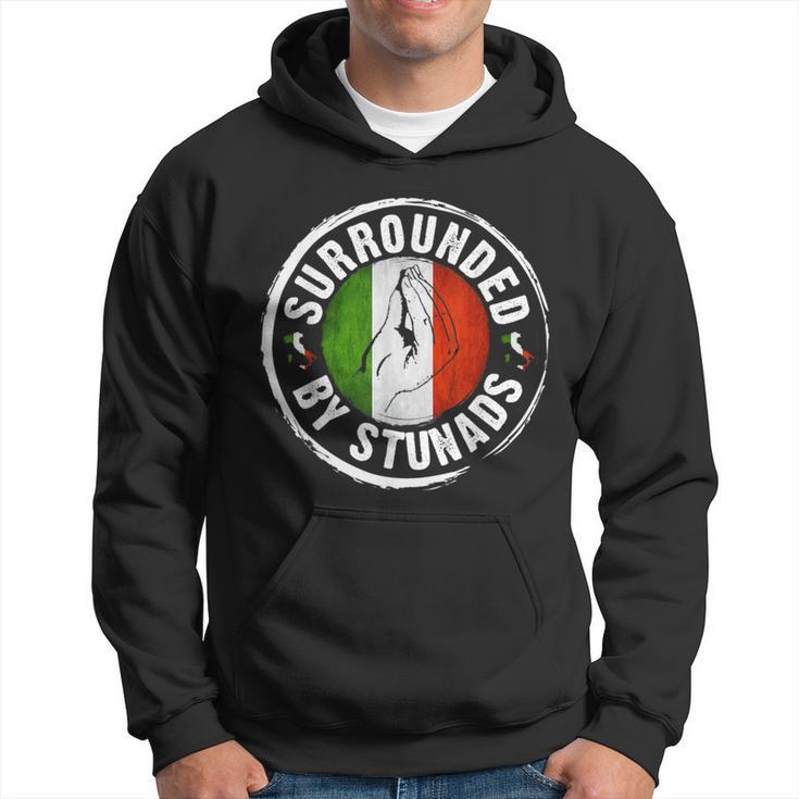 Funny Italian Hand Gesture Surrounded By Stunads Sayings  Hoodie