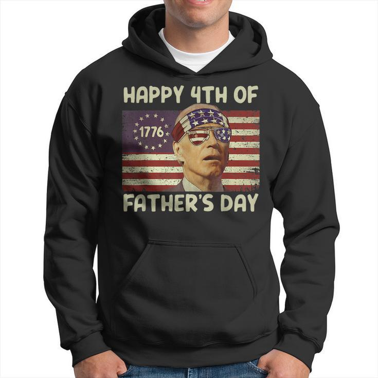 Funny Joe Biden Happy 4Th Of Fathers Day  4Th Of July Hoodie
