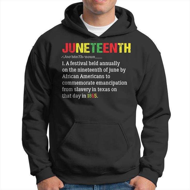 Funny Junenth Difenition Black History Month Pride Men Pride Month Funny Designs Funny Gifts Hoodie