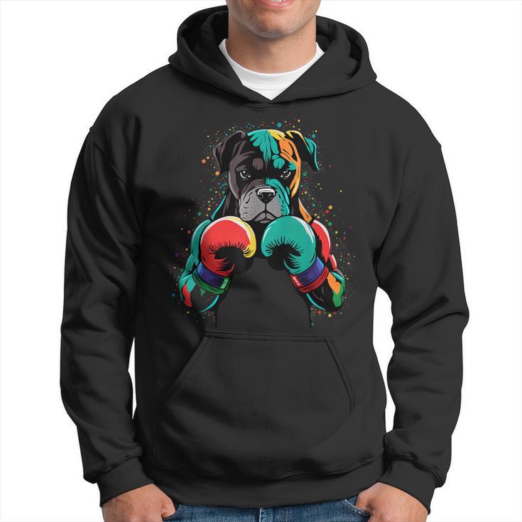 Kickboxing Or Boxing Boxer Dog Hoodie