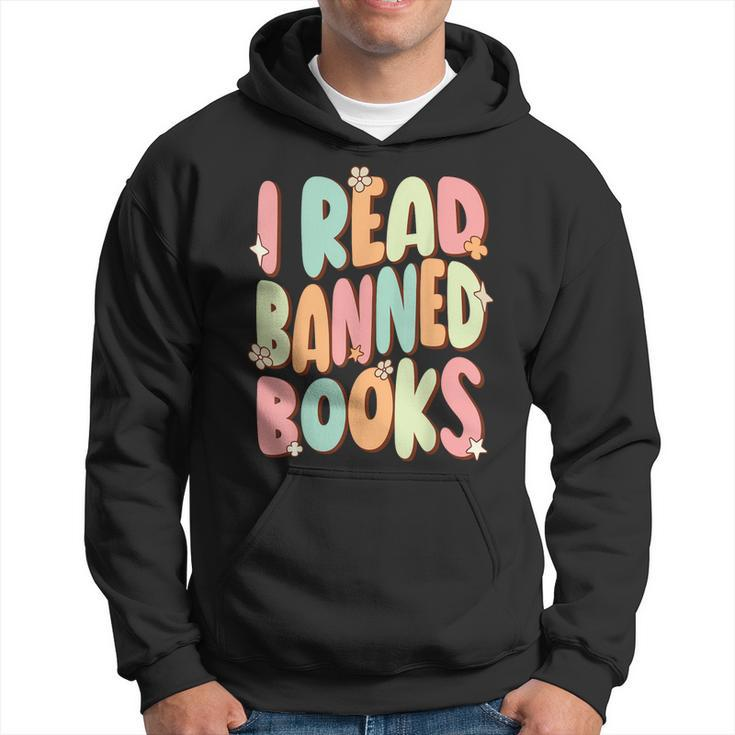 Funny Librarian Freedom Reader Grunge I Read Banned Books Hoodie