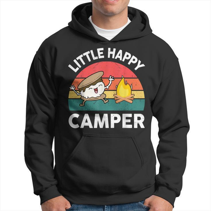 Funny Little Happy Camper Kid Boy Girl Toddler Smore Camping Camping Funny Gifts Hoodie